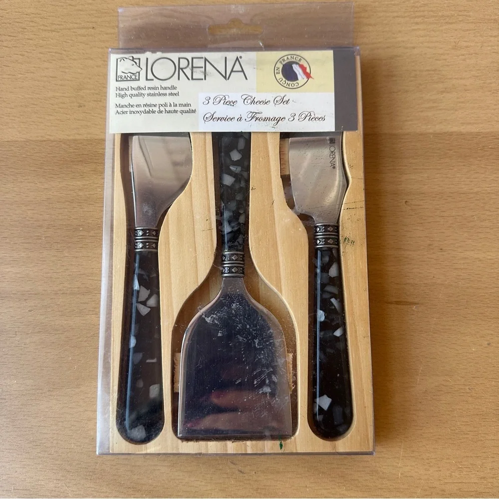 Lorena Brand New Cheese Board Serving Set 3 Pieces
